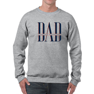 Syracuse Classic Dad Crewneck - Sport Grey