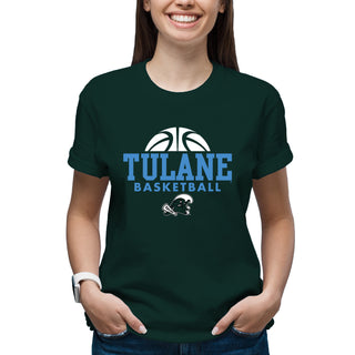 Tulane Green Wave Basketball Hype T-Shirt - Forest