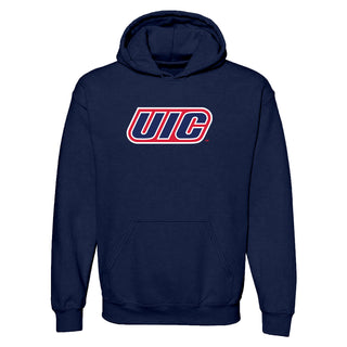 University of Illinois at Chicago Flames Primary Logo Hoodie - Navy