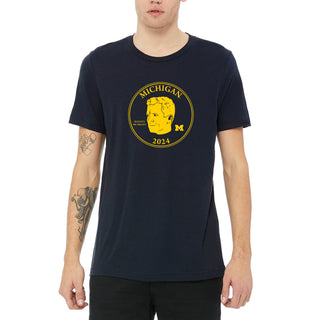 In Dusty We Trusty Triblend T-Shirt - Solid Navy