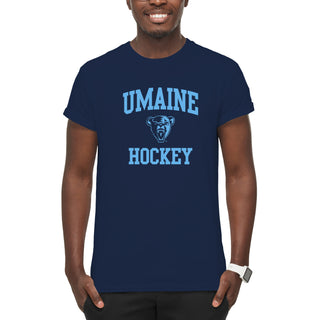 Maine Arch Logo Hockey T-Shirt - Navy