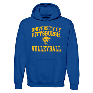 Pittsburgh Arch Logo Volleyball Hoodie - Royal