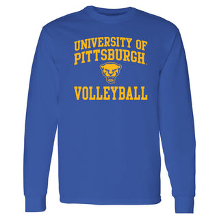 Pittsburgh Arch Logo Volleyball Long Sleeve - Royal