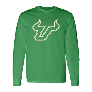 South Florida Bulls Primary Logo Long Sleeve T-Shirt - Irish Green