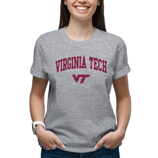 Virginia Tech Arch Logo T-Shirt - Sport Grey