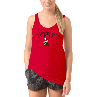 Youngstown Penguins Arch Logo Tank Top - Red