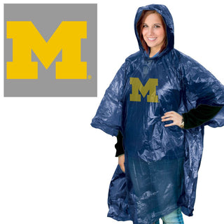 Wincraft Block M Rain Poncho - Navy