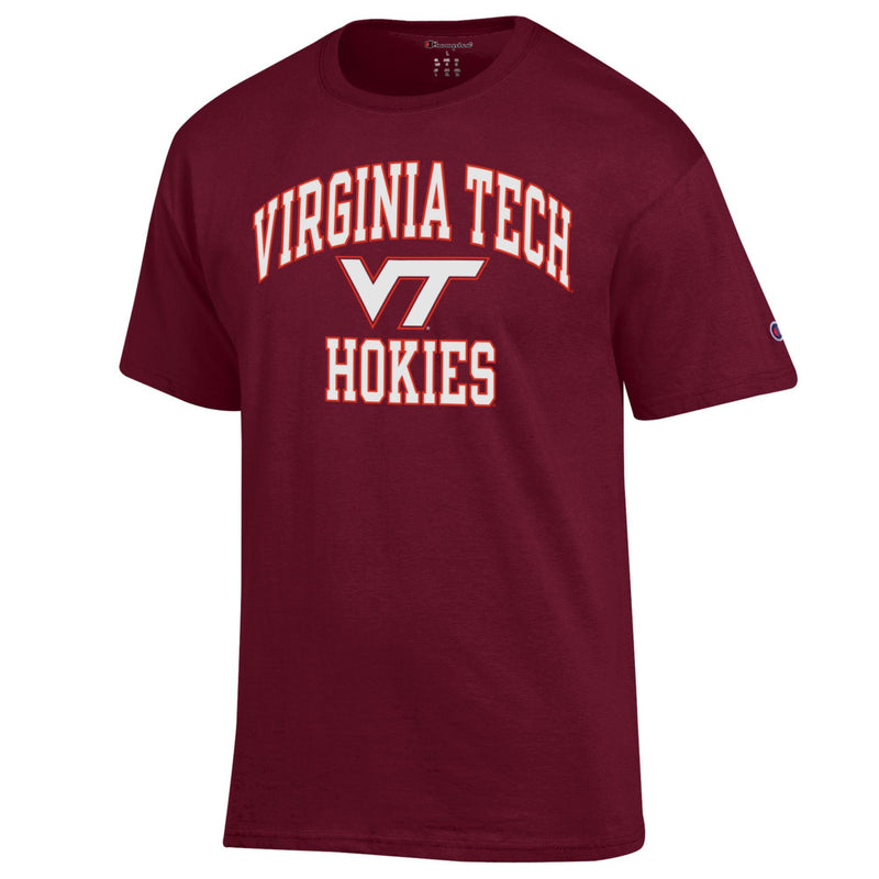 Virginia Tech Arch Logo Basic T-Shirt - Maroon