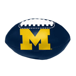 LogoBrands Michigan Plush Football - Large