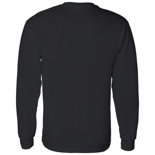 University of Iowa Hawkeyes Basketball Shadow Long Sleeve T Shirt- Black