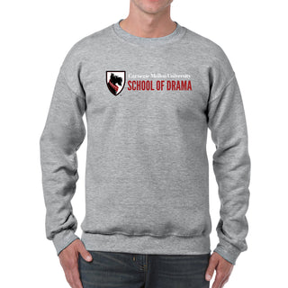Carnegie Mellon University Tartans School of Drama Crewneck Sweatshirt - Sport Grey