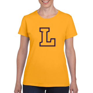 Lipscomb University Bisons Primary Logo Women's Short Sleeve T Shirt - Gold