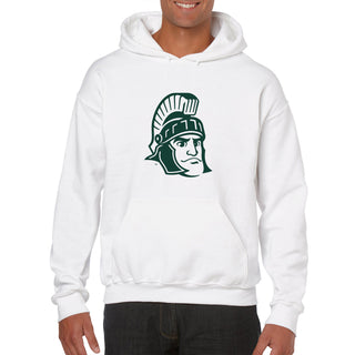 Michigan State University Spartans Sparty Mark Hoodie - White