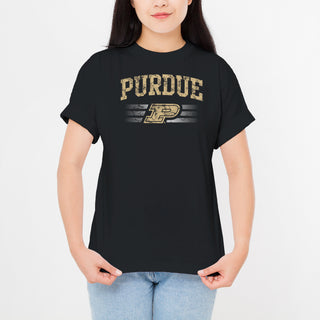 Purdue Dynasty Logo NLA T Shirt - Black