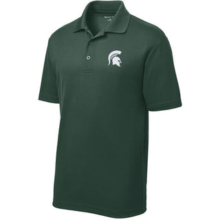 Michigan State Primary Logo LC Polo - Forest Green