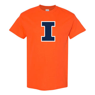University of Illinois Fighting Illini Primary Logo Cotton T-Shirt - Orange