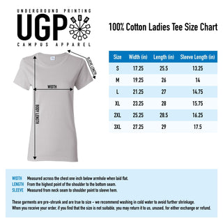 Memphis Tigers Arch Logo Womens T-Shirt - White