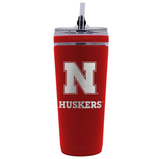 Nebraska Cornhuskers 26oz Stainless Steel Ice Shaker Bottle