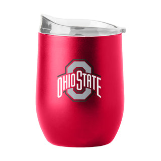 Ohio State 16oz Flipside Powder Coat Curved Beverage