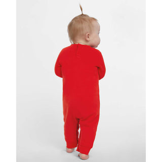 Nebraska Home Grown Infant Fleece One-Piece - Red