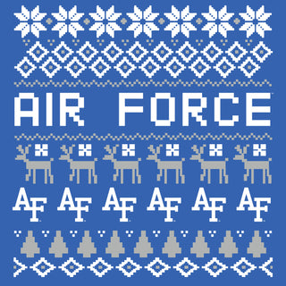 Air Force Academy Ugly Holiday Sweater Crewneck - Royal