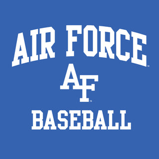Air Force Academy Arch Logo Baseball Hoodie - Royal
