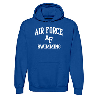 Air Force Academy Arch Logo Swimming Hoodie - Royal