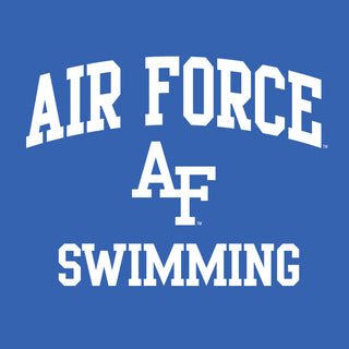 Air Force Academy Arch Logo Swimming Hoodie - Royal