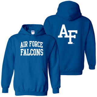 Air Force Academy Falcons Front Back Hoodie - Royal