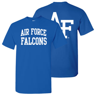 Air Force Academy Falcons Front Back T-Shirt - Royal