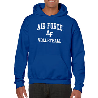 Air Force Academy Arch Logo Volleyball Hoodie - Royal
