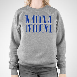 Air Force Academy Falcons Classic Mom Crewneck Sweatshirt - Sport Grey