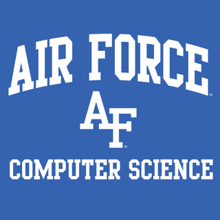 Air Force Academy Arch Logo Computer Science T-Shirt - Royal