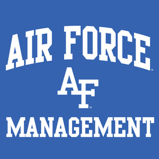 Air Force Academy Arch Logo Management T-Shirt - Royal