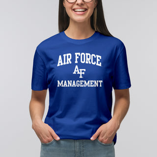 Air Force Academy Arch Logo Management T-Shirt - Royal