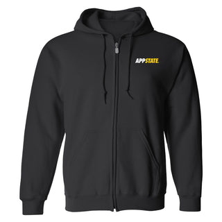 App State Primary Logo LC Zip Hoodie - Black