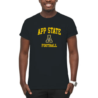 App State Arch Logo Football T-Shirt - Black