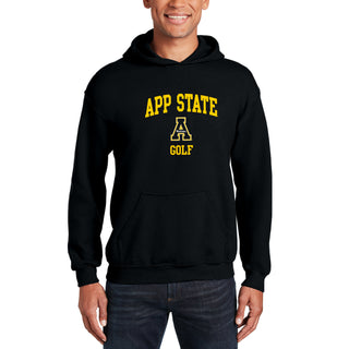 App State Arch Logo Golf Hoodie - Black