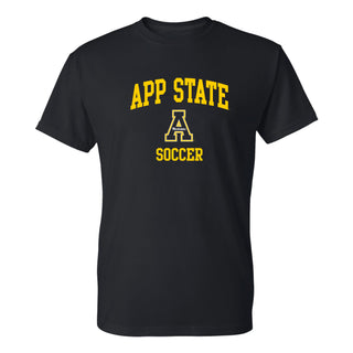 App State Arch Logo Soccer T-Shirt - Black