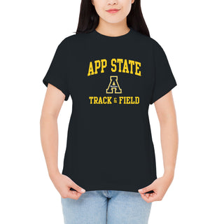App State Arch Logo Track & Field T-Shirt - Black