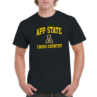 App State Arch Logo Cross Country T-Shirt - Black