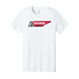 Austin Peay Governors TN State Mark Triblend T-Shirt - Solid White