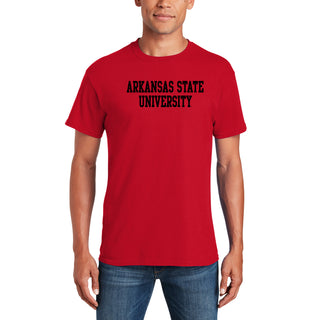 Arkansas State Basic Block T-Shirt - Red