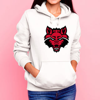 Arkansas State Primary Logo Hoodie - White