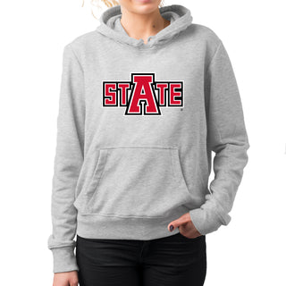 Arkansas State Secondary Logo Hoodie - Sport Grey