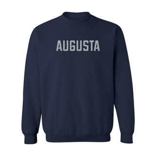 Augusta University Basic Block Crewneck - Navy