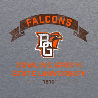 BGSU Ribbon Arc NLA Triblend T-Shirt - Premium Heather