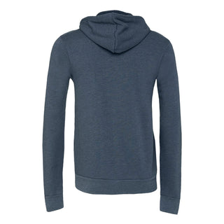 UGP Block M Zip Hoodie - Heather Navy