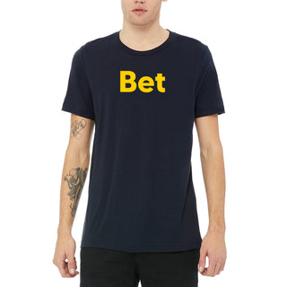 Bet Triblend T-Shirt - Solid Navy Triblend