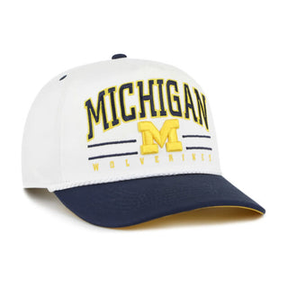 47 Brand Michigan Wolverines White Roscoe Rope Tt 47 Hitch - White OS